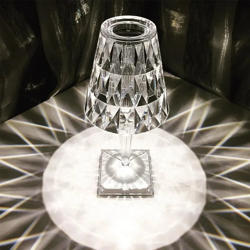 Lampe de table diamant LED