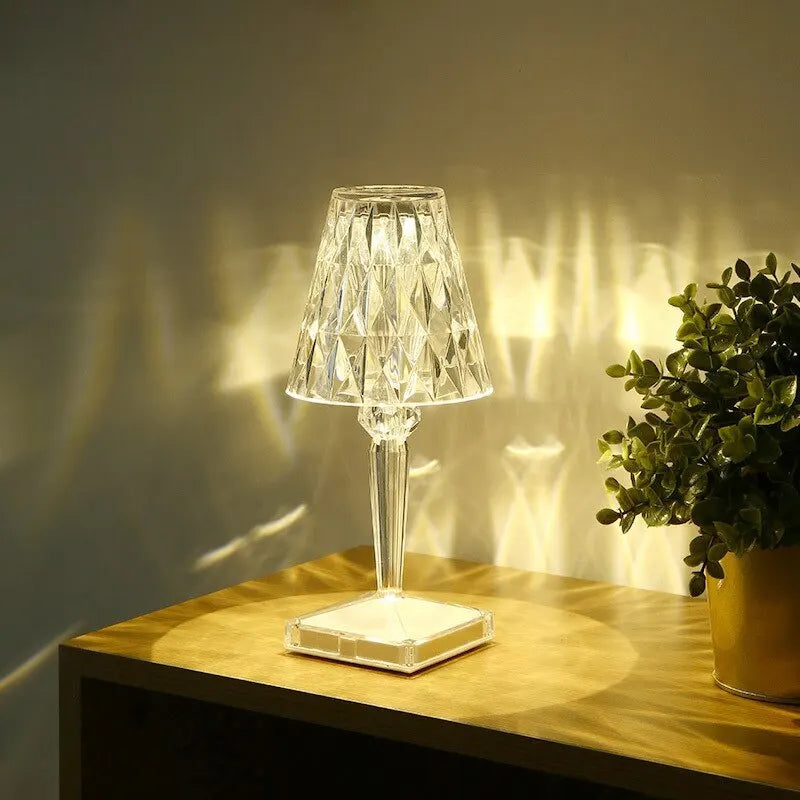 Lampe de table diamant LED