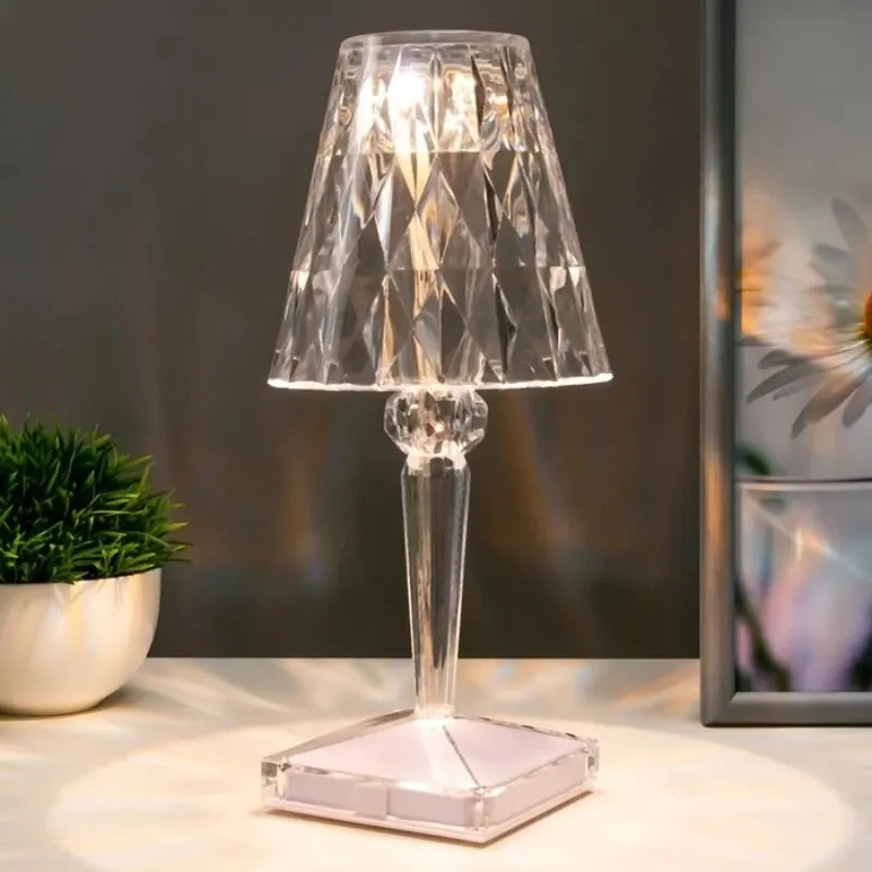 Lampe de table diamant LED